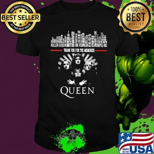 Thank you for the memories queen band shirt