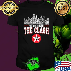Thank you for the memories the clash shirt