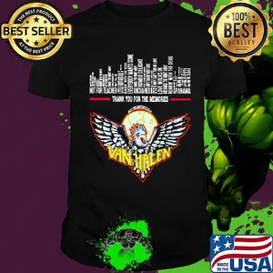 Thank you for the memories van halen shirt