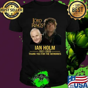 The lord of the rings ian holm 1931 2020 thank you for the memories shirt