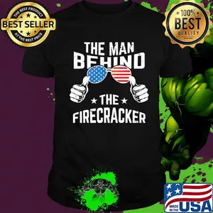 The man behind the firecracker American flag shirt
