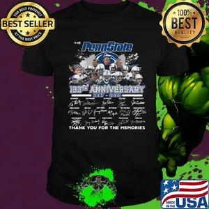 The penn state nittany lions 133th anniversary 1887 2020 thank you for the memories signatures shirt