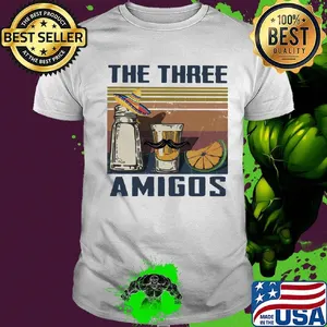 The Three Amigos Drinks Vintage Retro Shirt