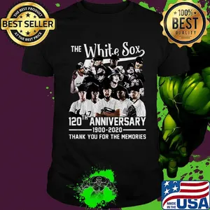 The white sox 120th anniversary 1900 2020 thank you for the memories shirt