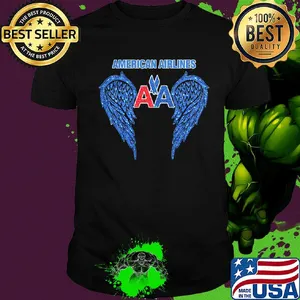 The wings american airlines logo diamond shirt
