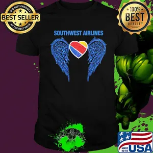 The wings southwest airlines logo diamond shirt