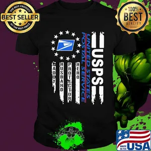 United states postal service daddy husband protector hero happy fathers day shirt