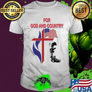 Veteran for god and country american flag independence day shirt