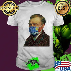 Vincent van gogh mask starry night 1889 shirt