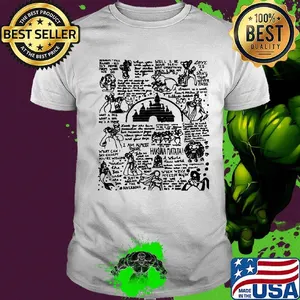 Walt disney characters movies shirt