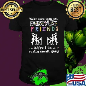 We're more than just hair stylist friends we're like a really small gang shirt