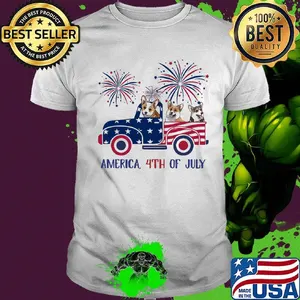 Welsh Corgi America 4th Of July Shirt