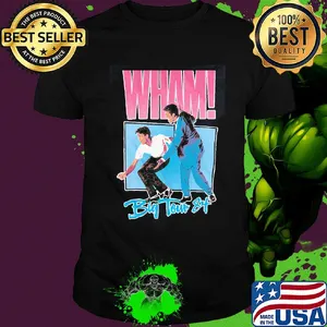 Wham big tour 84 george michael shirt