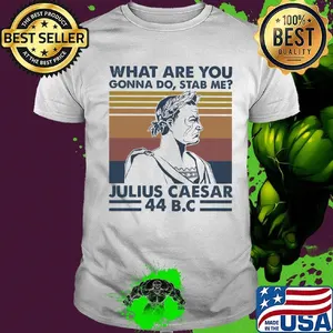 What are you gonna do stab me julius caesar 44 b.c vintage retro shirt