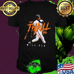 Will clark the thrill 1989 san francisco baseball shirt