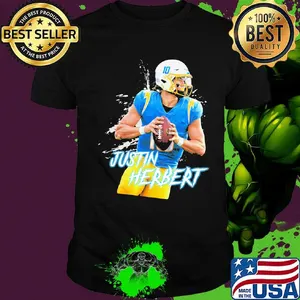 10 justin herbert los angeles football shirt