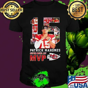 15 patrick mahomes super bowl liv mvp kansas city chiefs football signature shirt