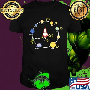 2 Mars Solar System Astronomy Shirt