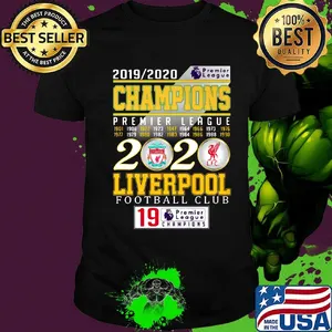 2019 2020 champions premier league 2020 liverpool football club logo shirt