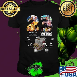 23 years of 1997 2020 more 980 chapter one piece signatures shirt