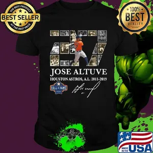 27 jose altuve houston astros al 2011 2019 signature shirt