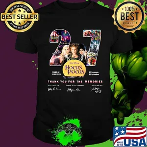 27 years of 1993 2020 02 seasons 05 episodes hocus pocus thank you for the memories signatures shirt