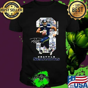 3 russell wilson seattle seahawks signature shirt