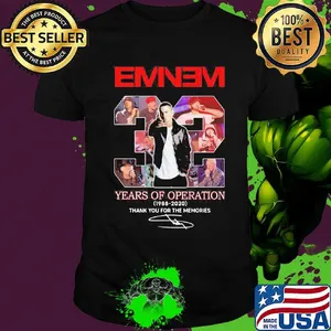 32 years of operation 1988-2020 signature thank you for the memories shirt