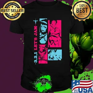 321 let's jam cowboy bebop shirt