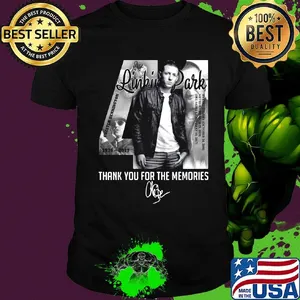 41 linkin park thank you for the memories signature shirt