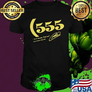 555 if in doubt flat out colin mcrae 1968 2007 signature shirt