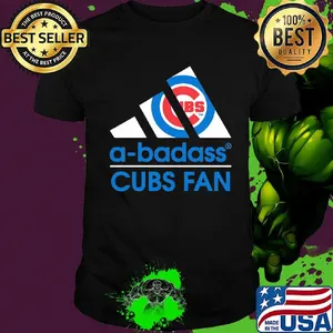 A-badass chicago cubs fan logo shirt