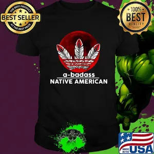 A-badass native american sunset shirt