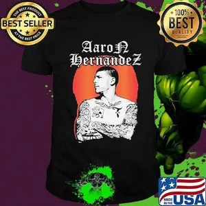 Aaron hernandez new england patriots sunset shirt