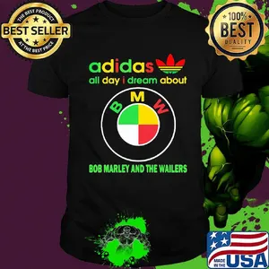 Adidas all day i dream about bob marley and the wailers shirt
