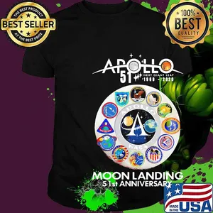 Apollo 51 next giant leap 1969 2020 moonlanding 51st anniversary shirt