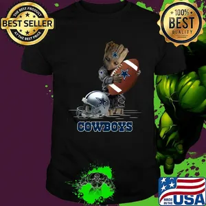 Baby groot hug dallas cowboys football shirt