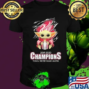 Baby yoda liverpool 2019 2020 champions you'll never walk alone shirt
