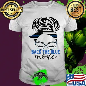 Back The Blue Mode Woman Independence Day Shirt