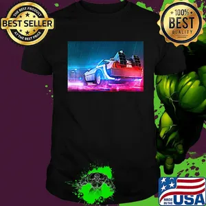 Back to the future movie light shirt