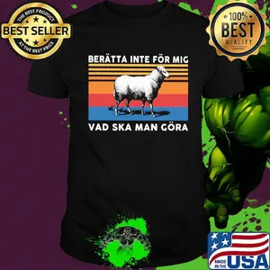 Beratta inte for mig vad ska man gora vintage retro sheep shirt