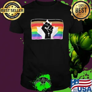 Black Lives Matter LGBT Flag Shirt