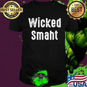 Black wicked smaht classic shirt