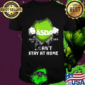 Blood insides asda covid-19 2020 i can't stay at home shirt