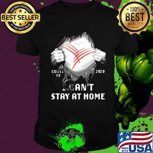 Blood insides cardinal health covid-19 2020 i can't stay at home shirt
