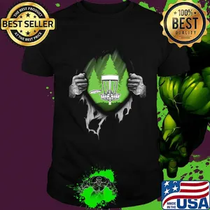 Blood insides disc golf shirt