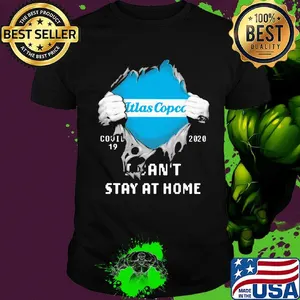 Blood insides itlas copco covid-19 2020 i can't stay at home shirt