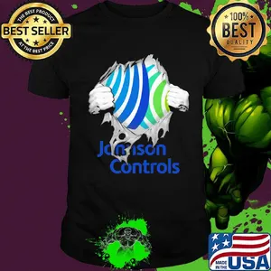 Blood insides johnson controls  shirt
