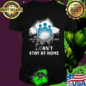 Blood insides kaiser permanente logo covid-19 2020 i can't stay at home shirt
