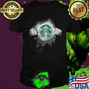 Blood insides starbucks  shirt
